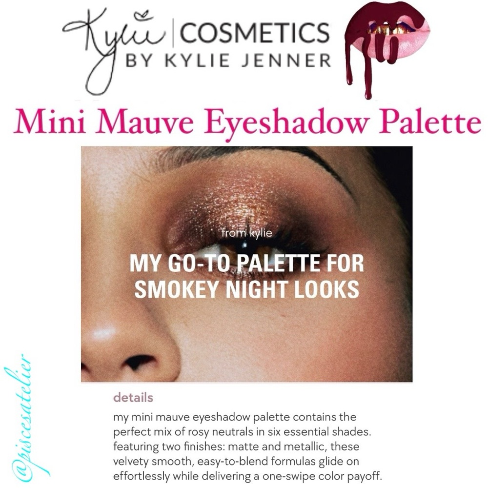Kyle Cosmetics Mini Mauve Eyeshadow Palette - Picture 2 of 7